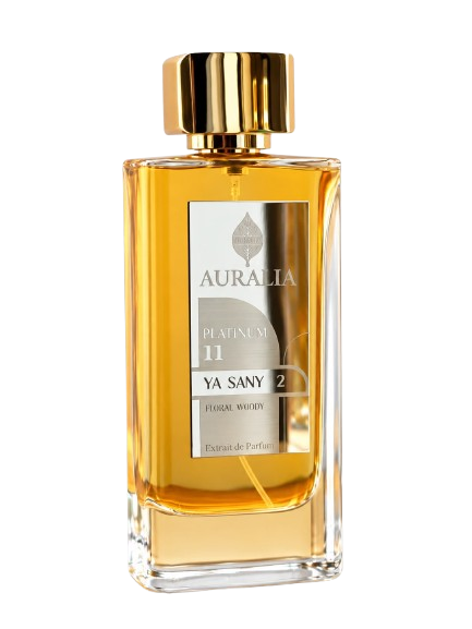 Auralia burgundy and black perfume bottles